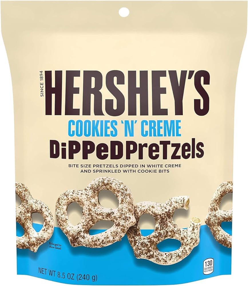 Hershey's Cookies 'N' Creme Dipped Pretzels - 120g