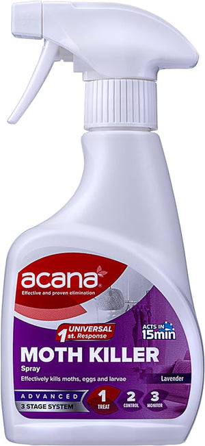 Acana Fabric Moth Killer Fresh Linen Spray - 275ml - Greens Essentials