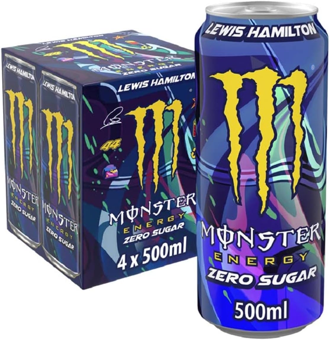 Monster Energy Drink Lewis Hamilton 500ml - Pack of 4