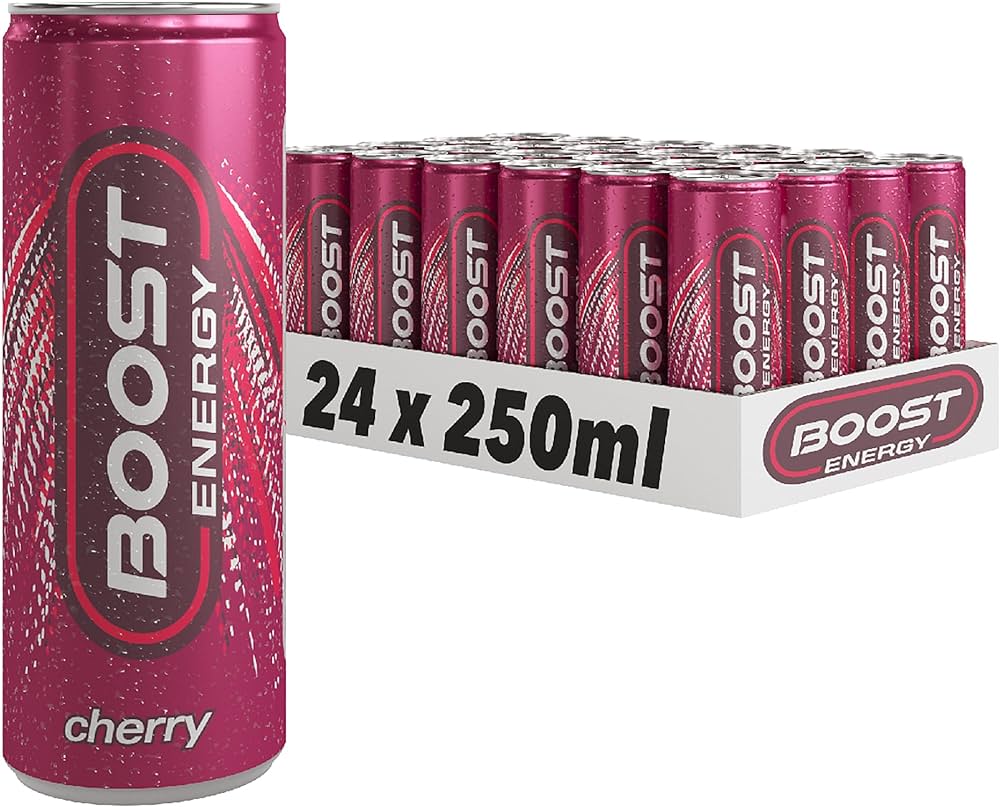 Boost Energy Cherry - 250ml Case of 24