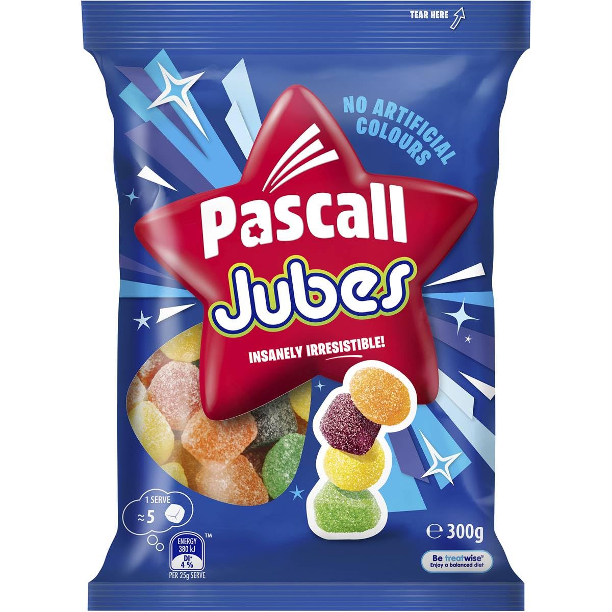 Pascall Fruit Jubes AUS - 180g