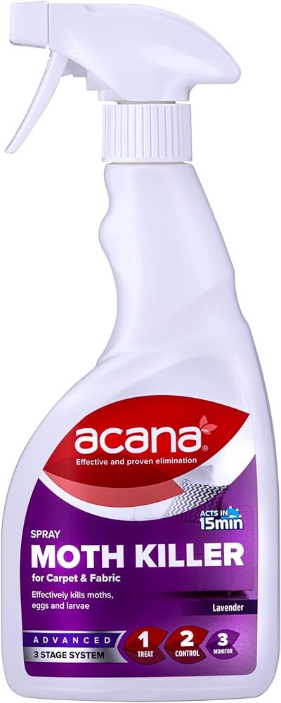 Acana Carpet & Fabric Moth Killer Fresh Linen Spray - 500ml