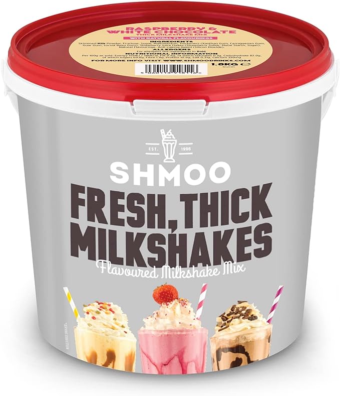 Shmoo Raspberry & White Chocolate Milkshake Mix - 1.8kg