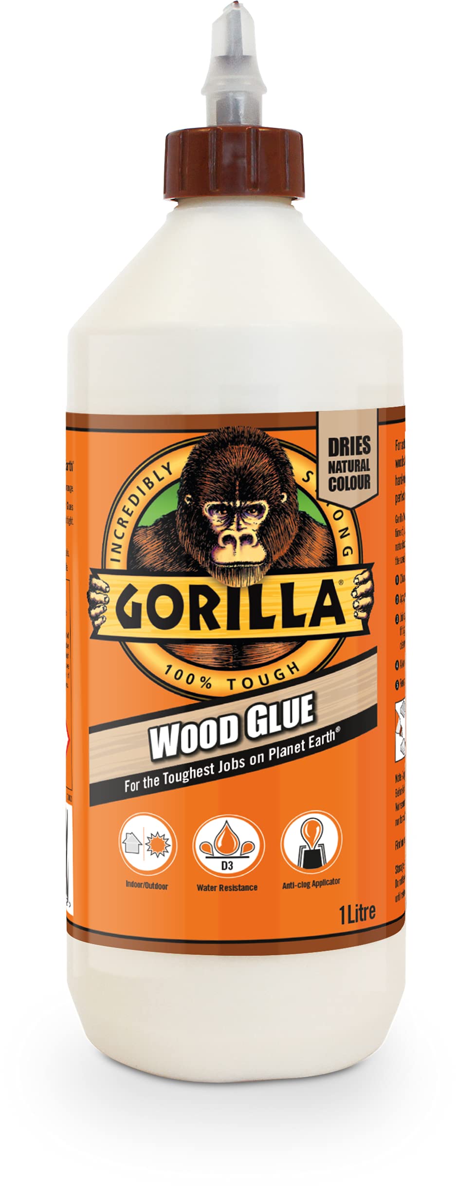 Gorilla Wood Glue - 1ltr