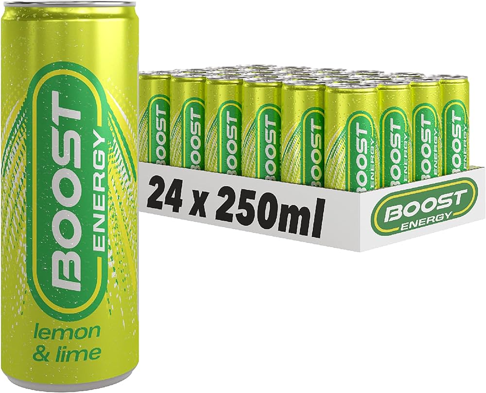 Boost Energy Lemon & Lime - 250ml Case of 24