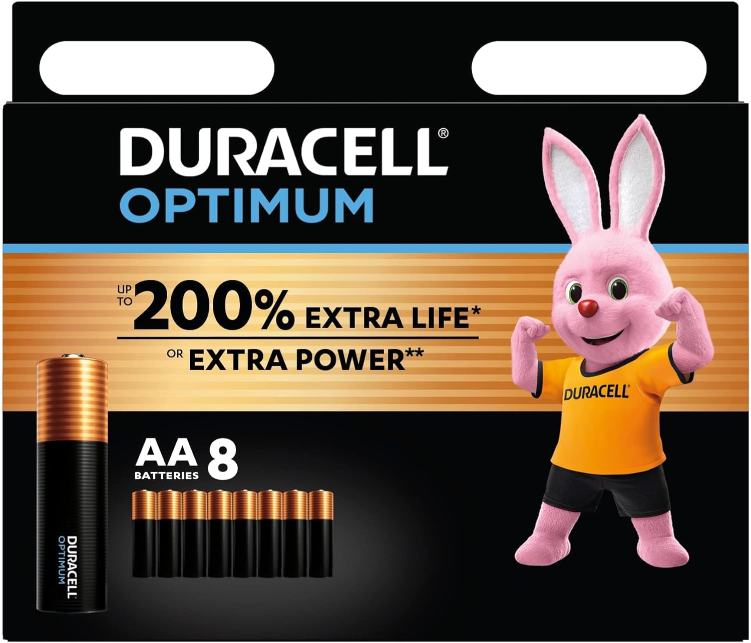 Duracell Optimum AA - pack of 8