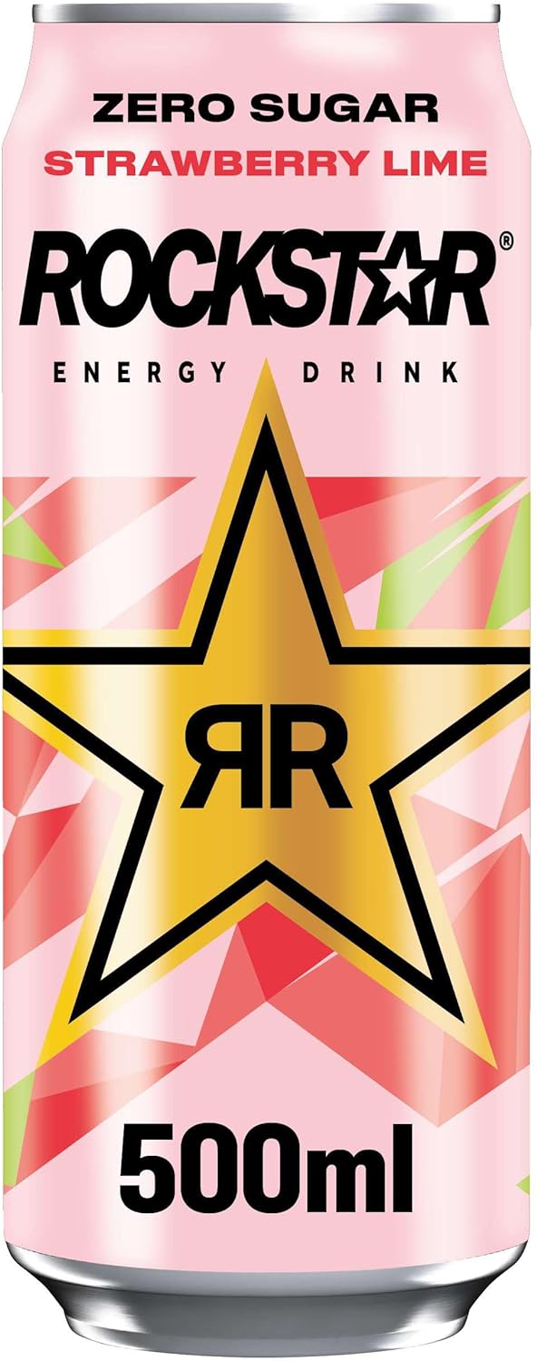 Rockstar Refresh Zero Sugar Strawberry & Lime - 500ml