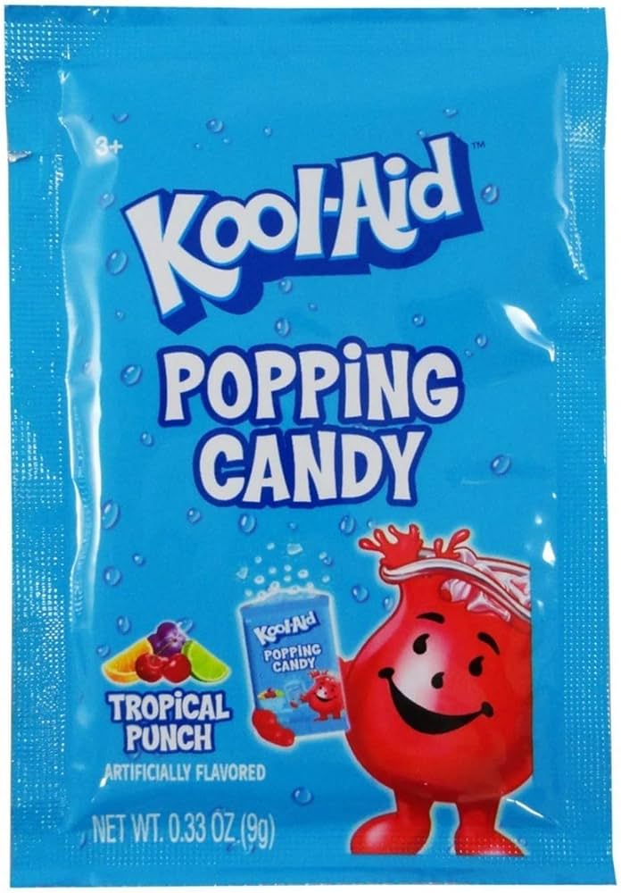 Kool Aid Popping Candy Tropical Punch - 9g