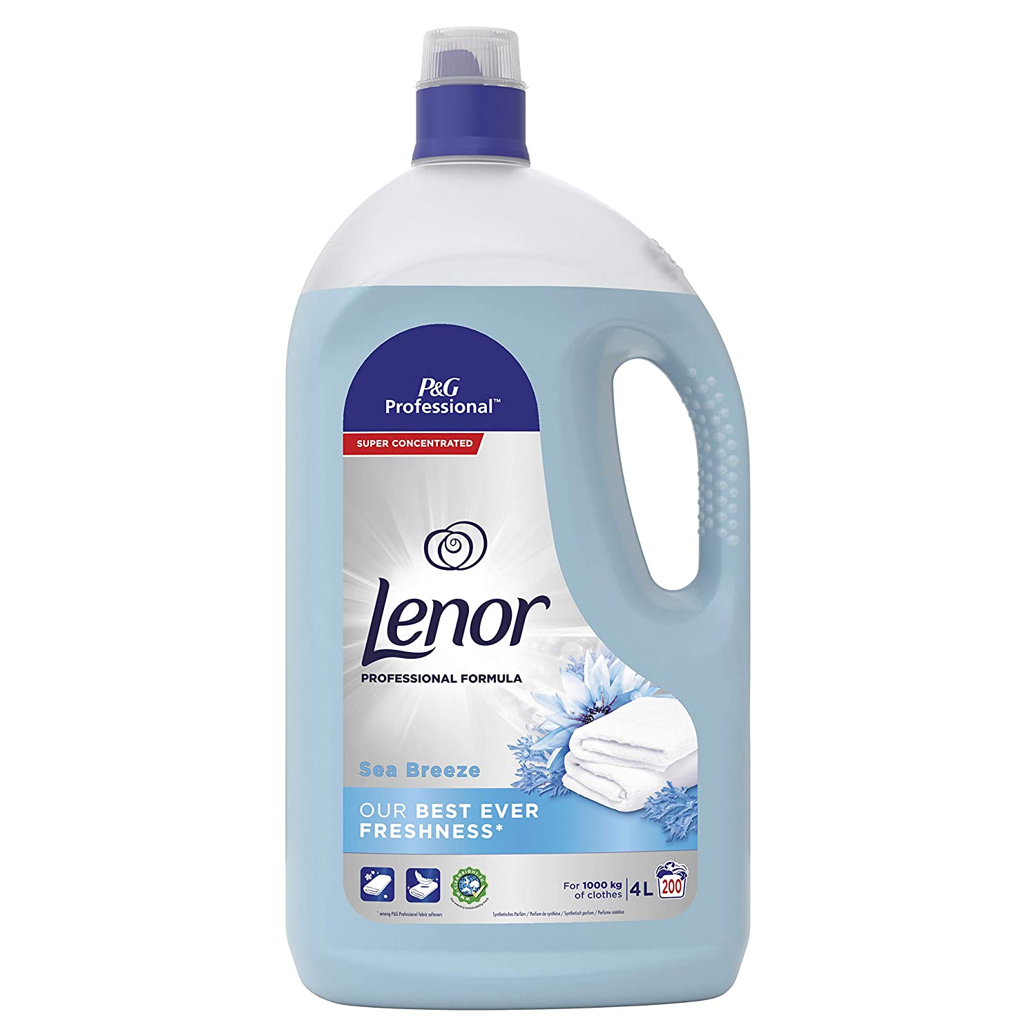 Lenor Sea Breeze Professional Fabric Conditioner - 4 Litres