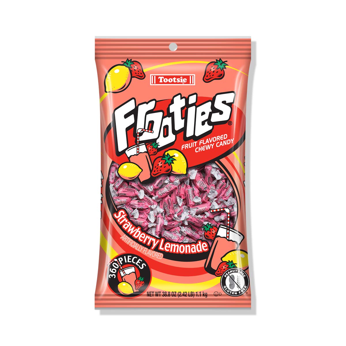 Tootsie Frooties Bag Strawberry Lemonade - 1100g - Greens Essentials