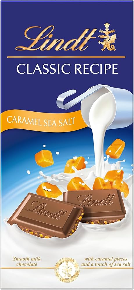 Lindt Classic Recipe Caramel Sea Salt - 100g