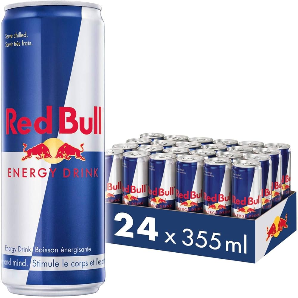 Red Bull Energy Regular Drink - 355ml - Case of 24