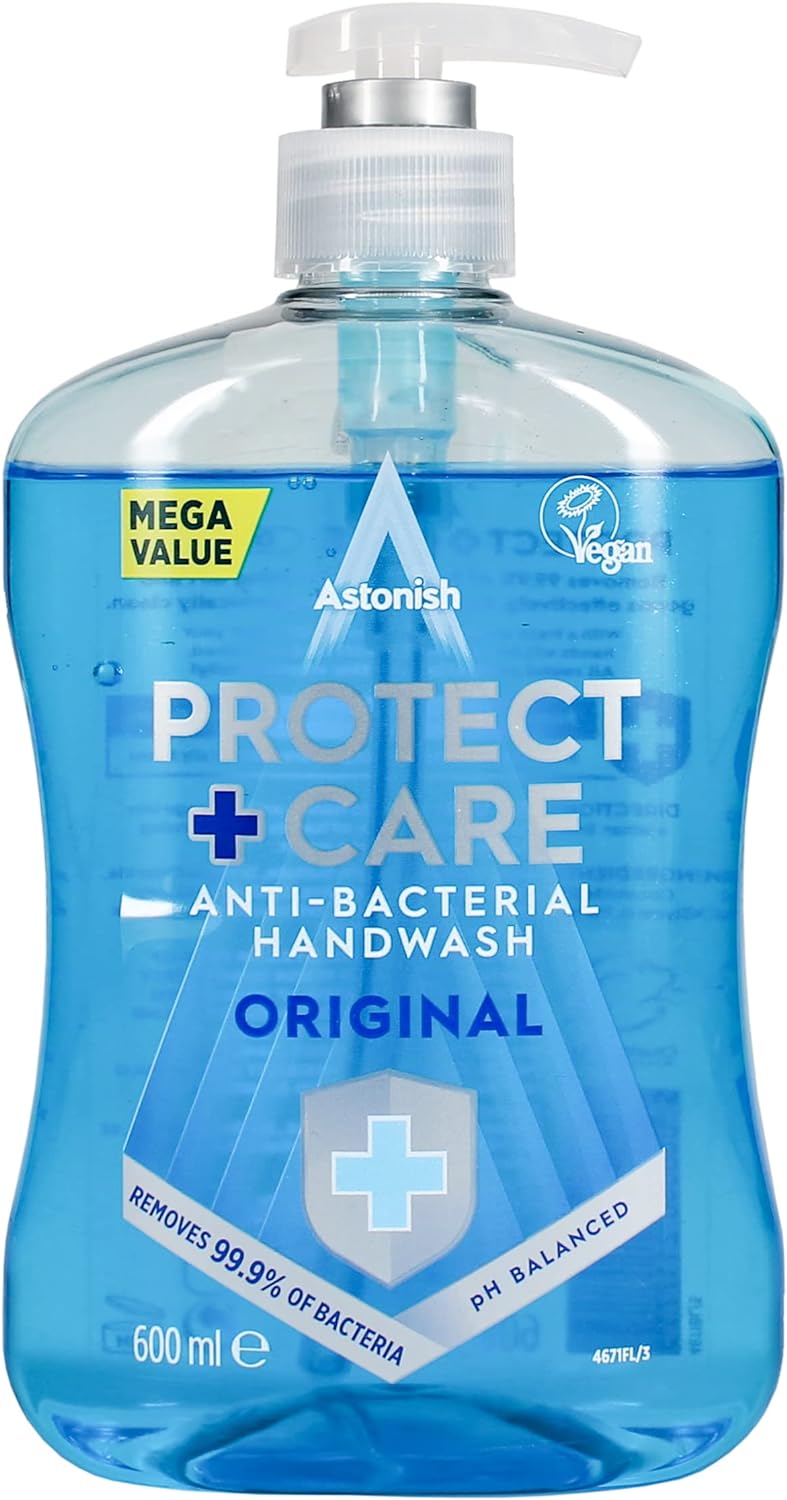 Astonish Protect & Care Anti-Bacterial Handwash Original - 600ml