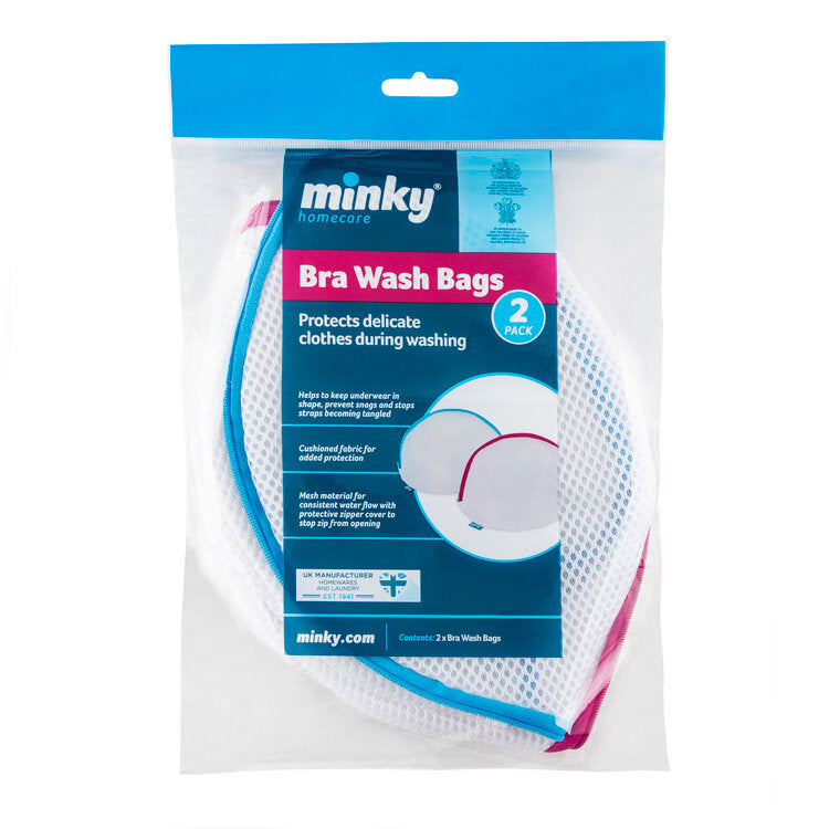 Minky Bra Wash Bag - Pack of 2