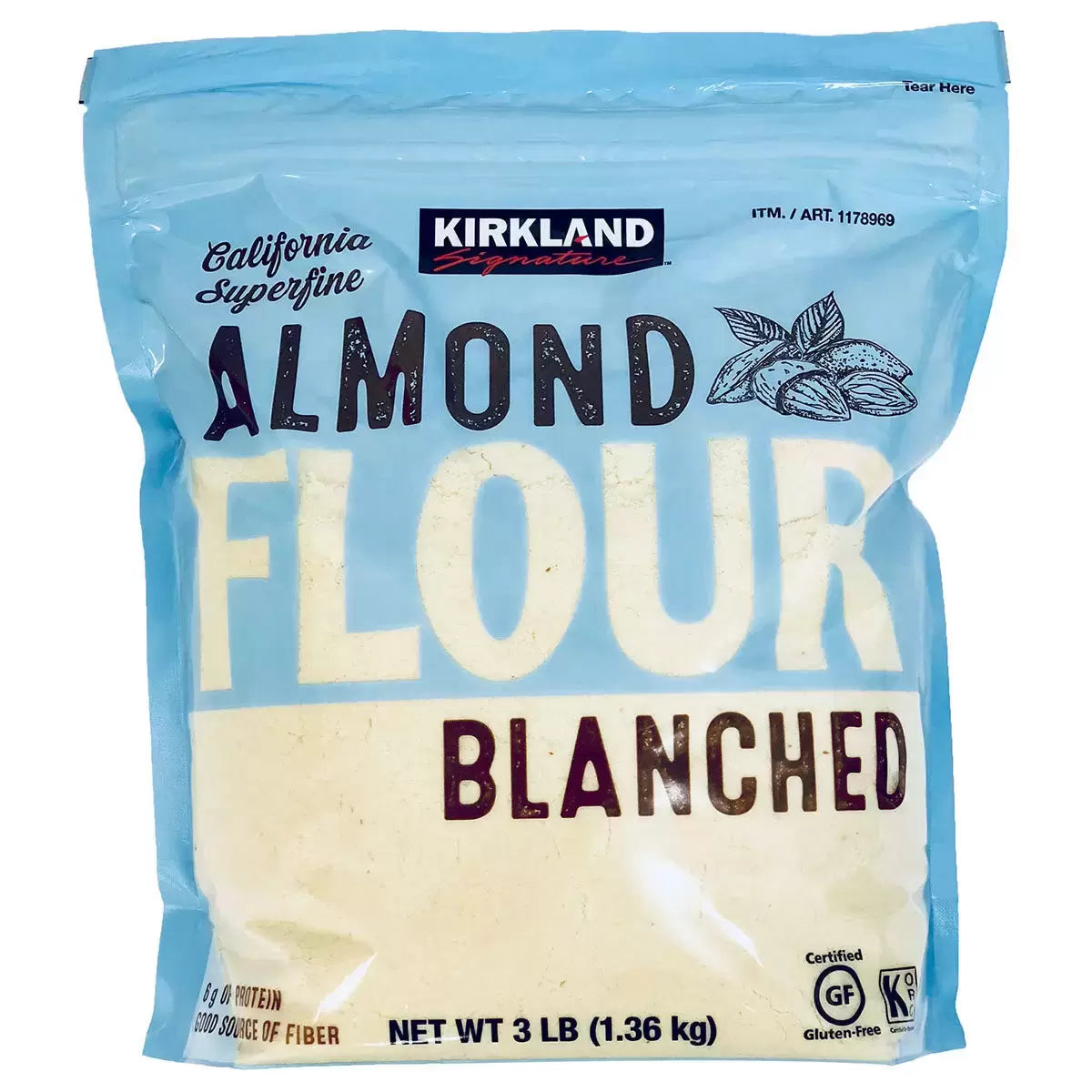 Kirkland Signature Blanched Almond Flour - 1.36kg