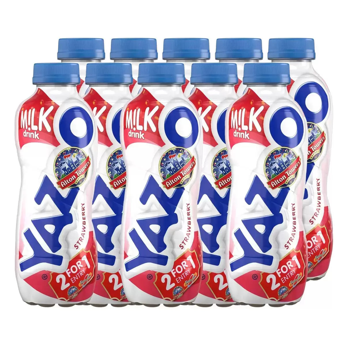 Yazoo Strawberry Milkshake 400ml - Pack of 10