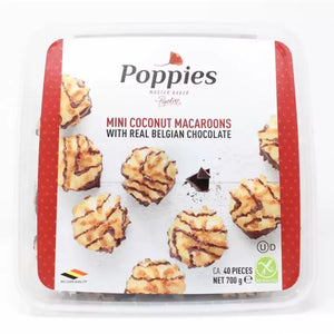 Poppies Mini Coconut Macaroons with Real Belgian Chocolate - 700g - Greens Essentials