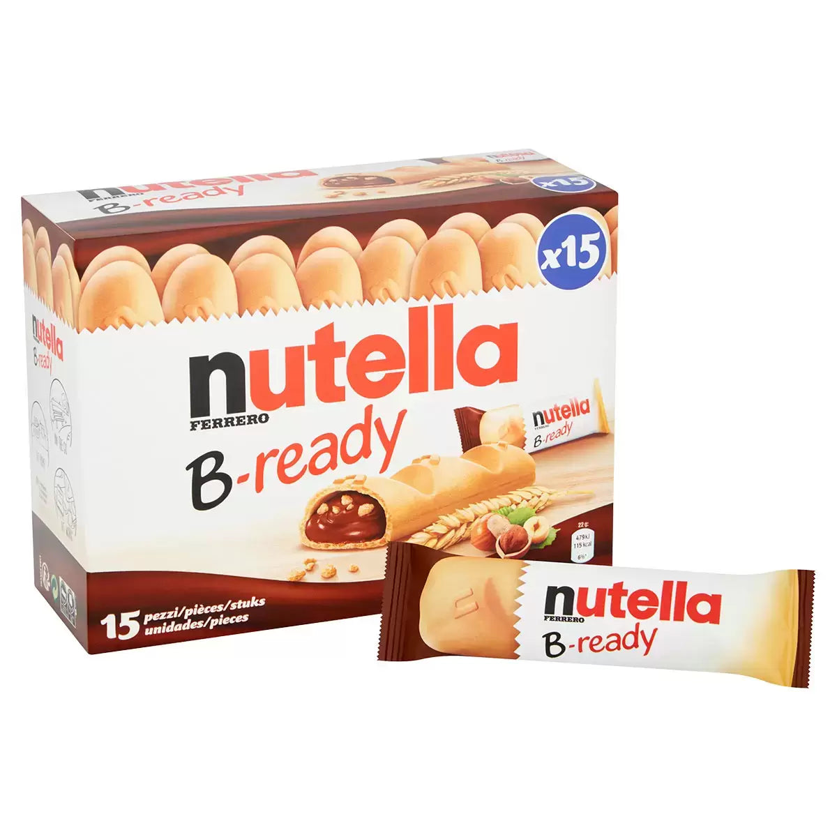 Nutella B-Ready - 22g (Pack of 15)