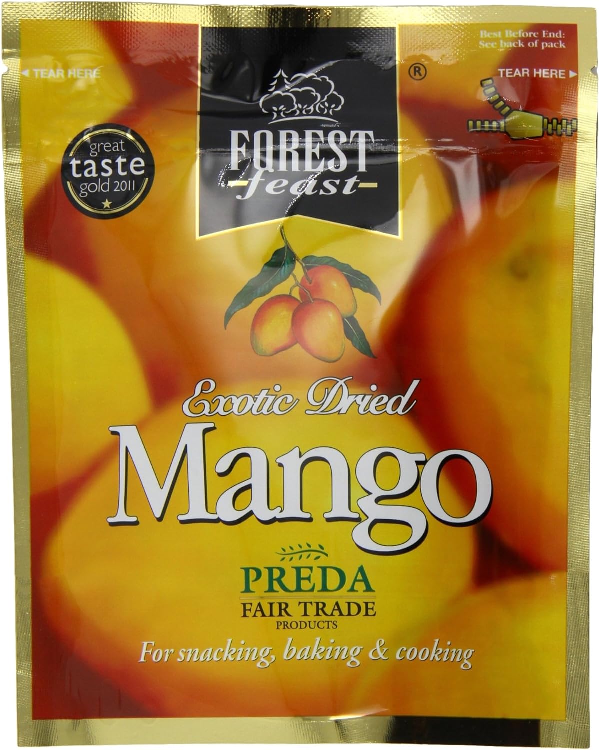 Forest Feast Exotic Dried Philippine Mango - 690g