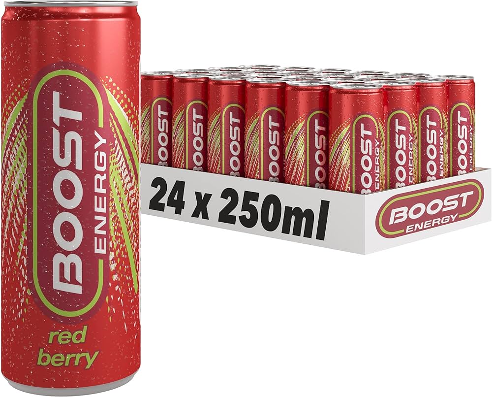 Boost Energy Red Berry - 250ml Case of 24