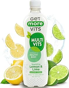 Get More Vits Multivits Sugar Free Sparkling Lemon & Lime Drink Bottle - 500ml