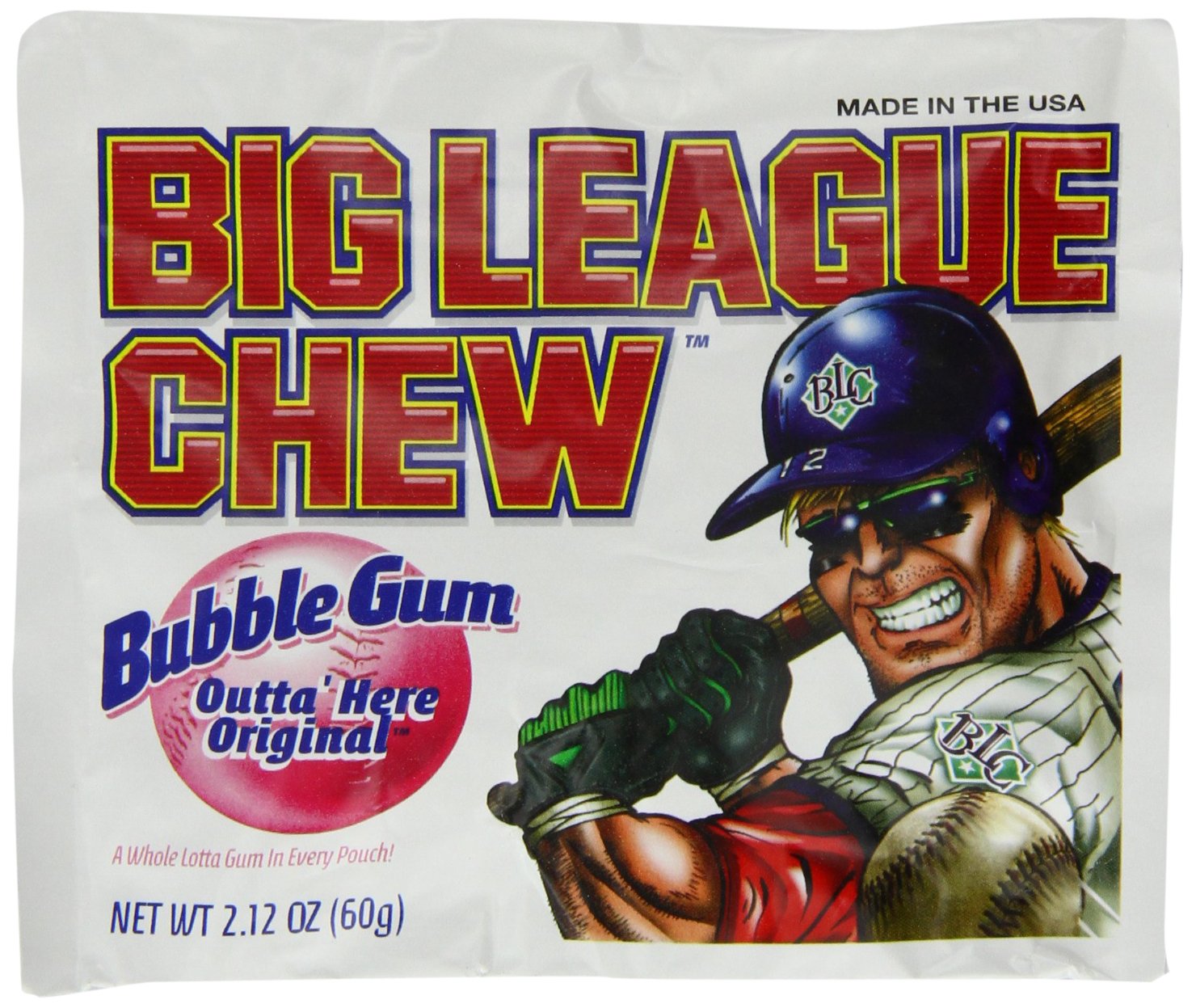 Big League Chew Sour Apple - 60g