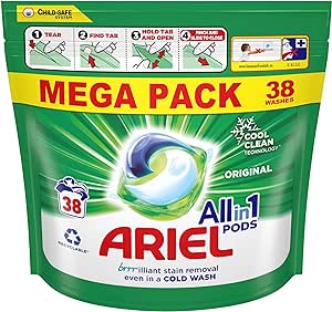 Ariel All-in-1 Pods Washing Liquid Capsules - 38 Washes