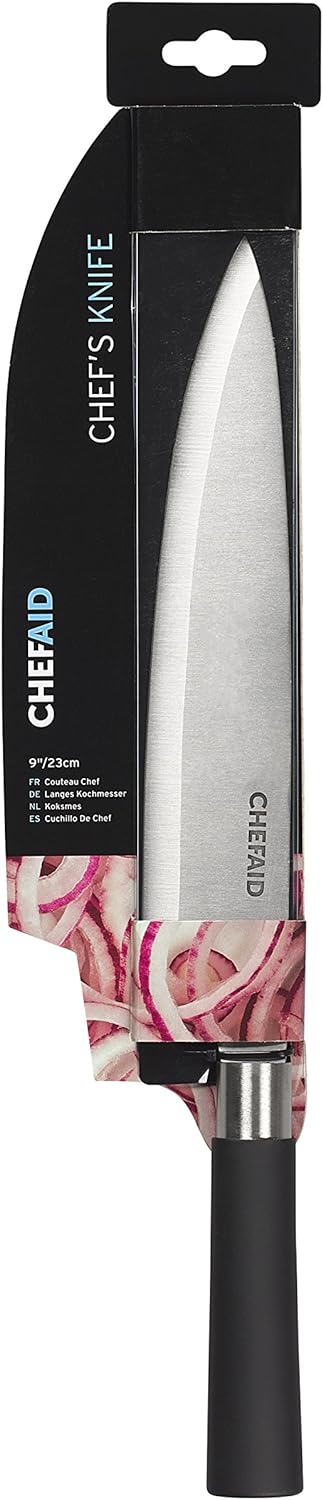 Chef Aid 9" Chefs Knife with Soft Grip Handle