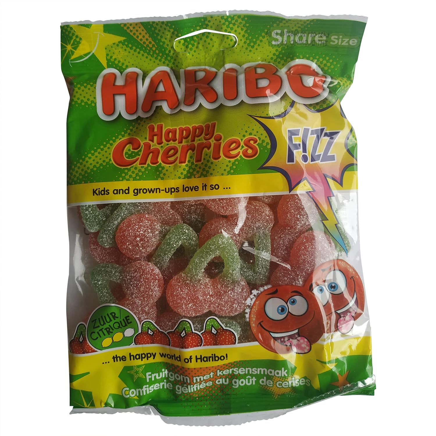 Haribo Happy Cherries Fizz - 1kg