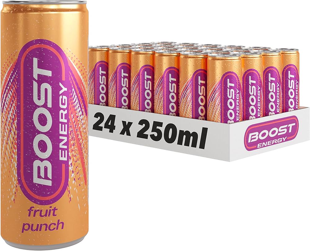 Boost Energy Fruit Punch - 250ml Case of 24