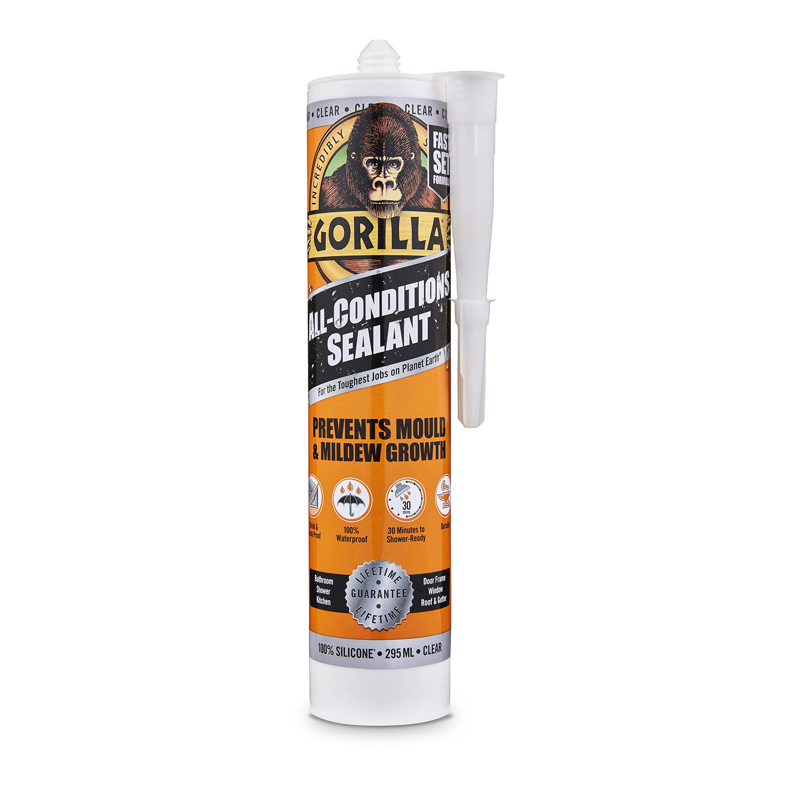 Gorilla All Condition Sealant Clear - 295ml
