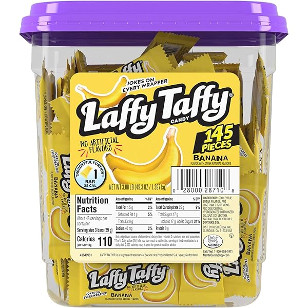 Laffy Taffy Banana Mini's - 1397g