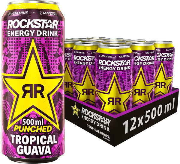 Rockstar Punched Tropical Guava - 500ml - Case of 12