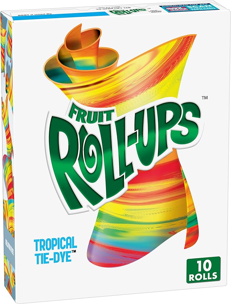 Fruit Roll Ups Tropical Tie Dye - 141g