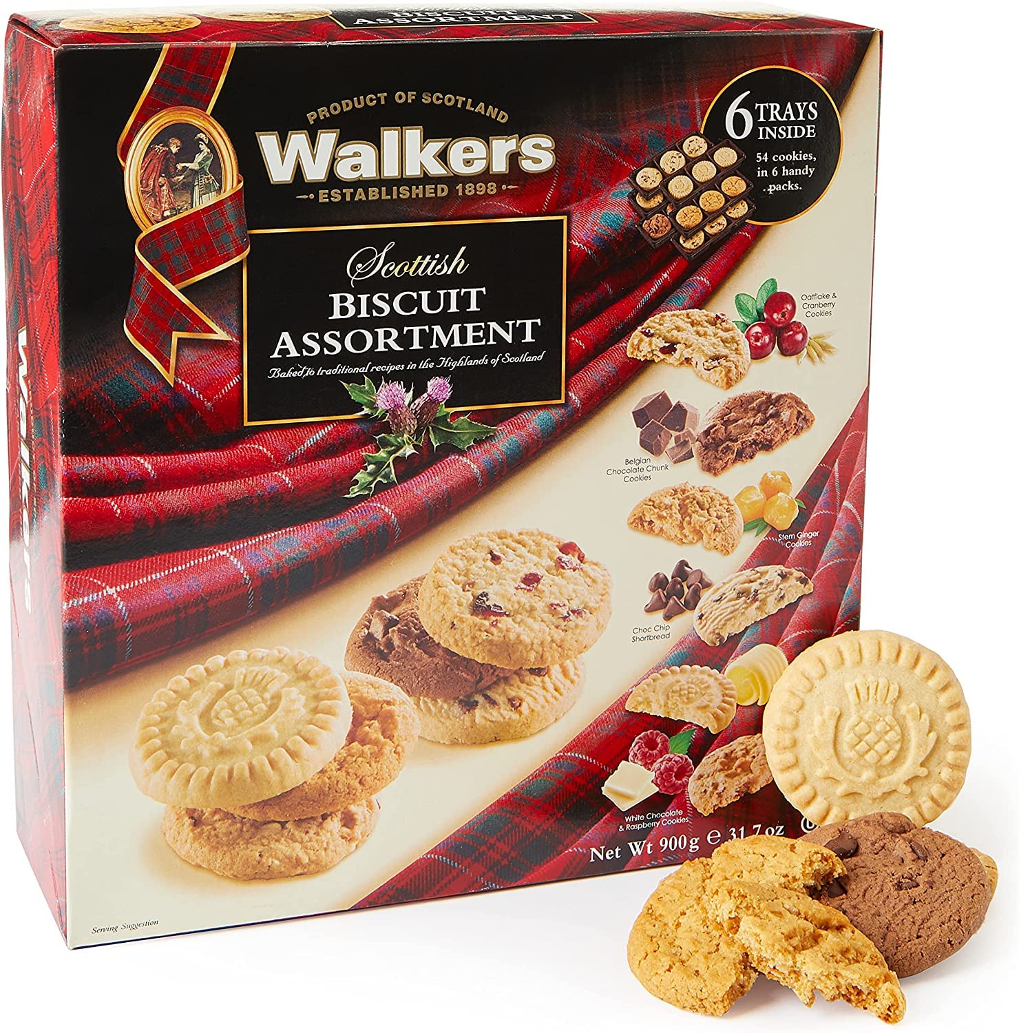 Walkers Scottish Biscuit Assortment - 900g