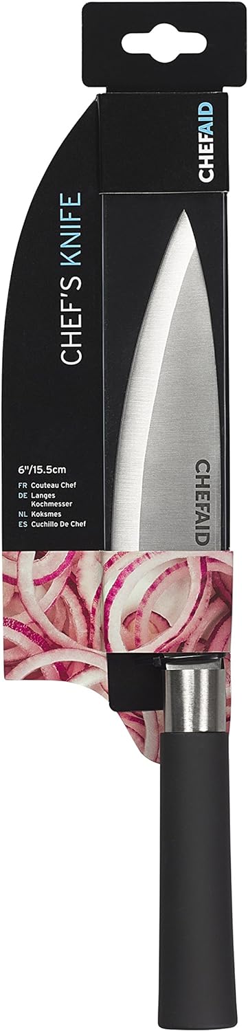 Chef Aid 6" Chefs Knife with Soft Grip Handle