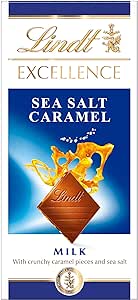 Lindt Excellence Milk Sea Salt Caramel Bar - 100g