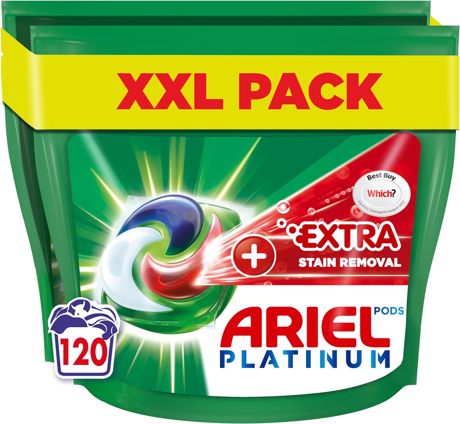 Ariel Platinum Extra Stain Removal Pods - 52 Washes