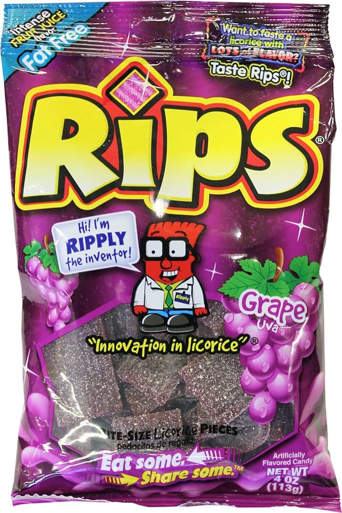 Rips Grape Candy - 113g