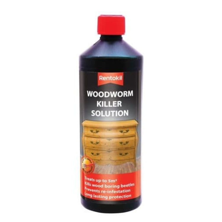 Rentokil Woodworm Killer Solution - 1L