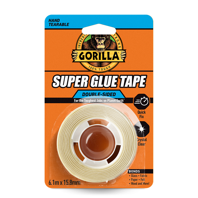 Gorilla Super Glue Tape 15.8mm x 6.1m