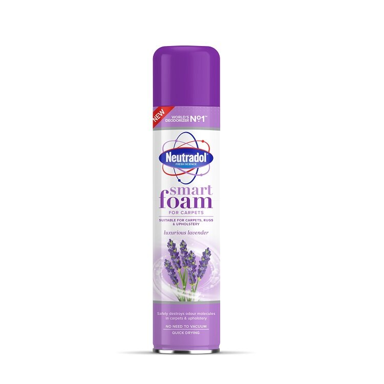 Neutradol Carpet & Upholstery Smart Foam Luxurious Lavender - 300ml