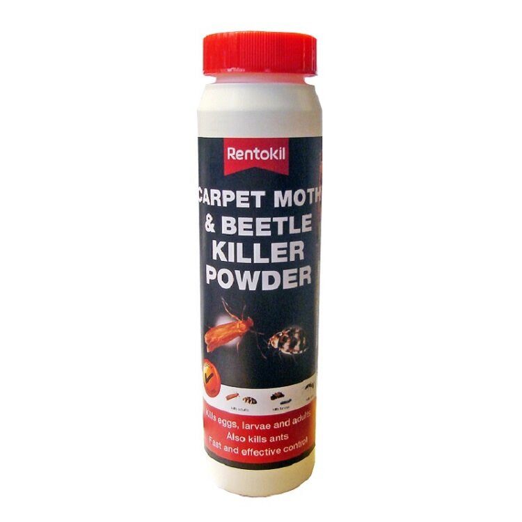 Rentokil Carpet Moth & Beetle Killer Powder - 150g