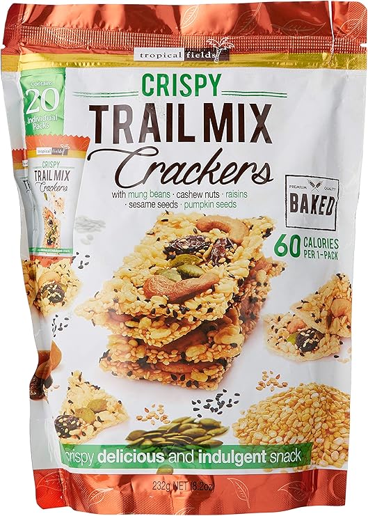 Tropical Fields Crispy Trail Mix Crackers - 232g