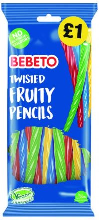 Bebeto Twisted Fruit Pencils - 160g