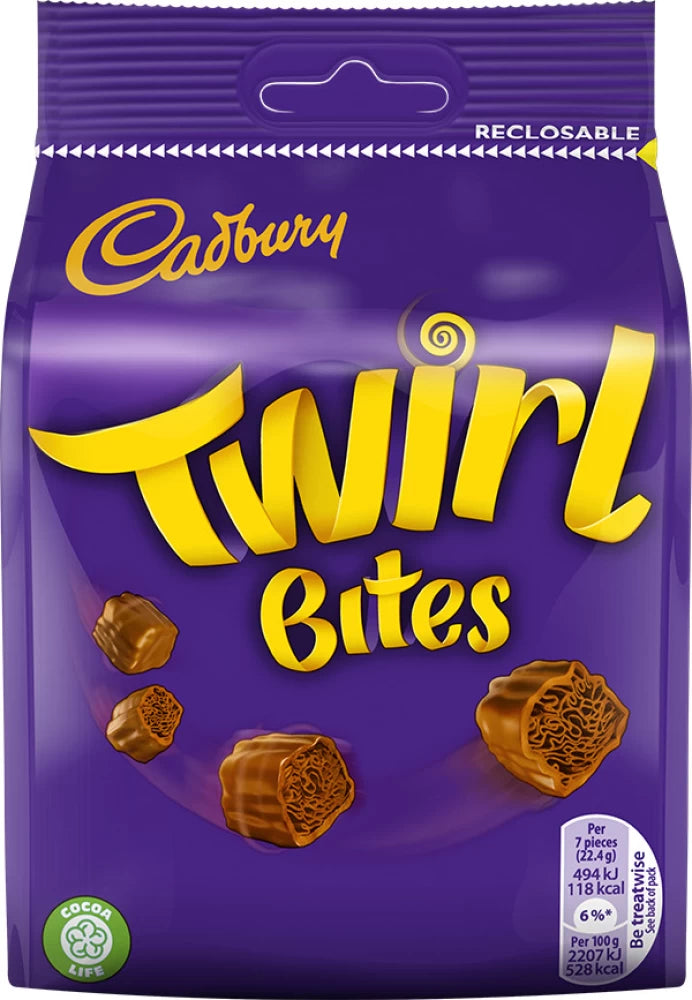 Cadbury Twirl Bites Chocolate - 95g