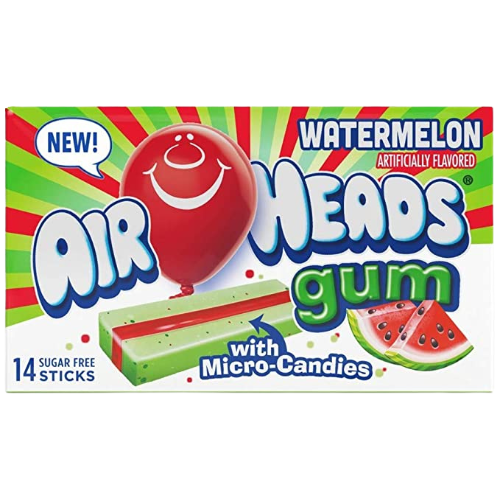 Airheads Watermelon Chewing Gum - 34g