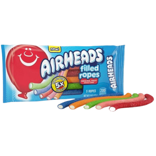 Airheads Filled Ropes Original Fruits - 57g