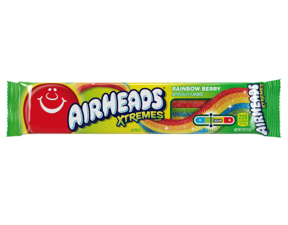 Airheads Xtremes Rainbow Berry Belts - 57g