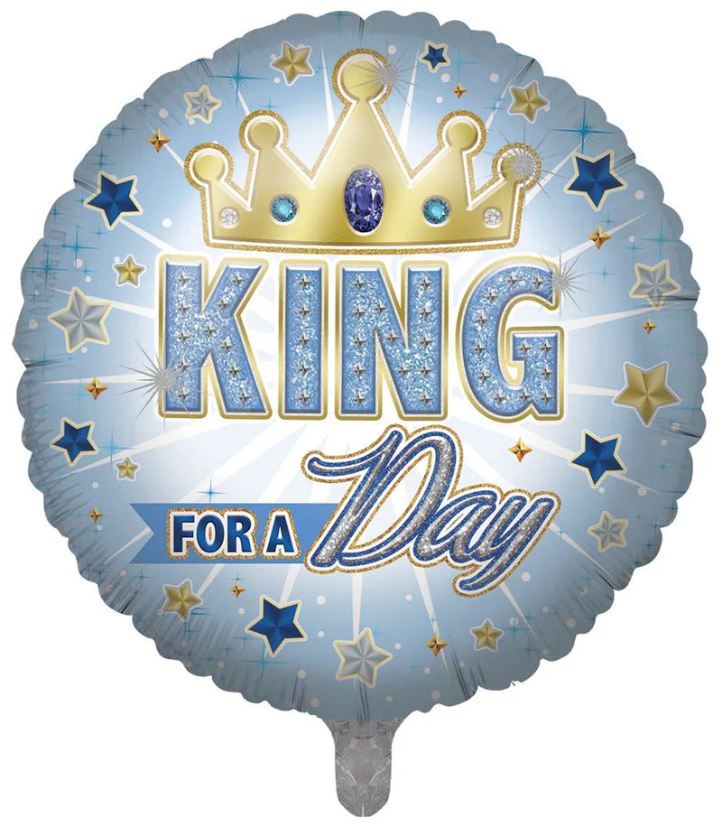 King For A Day Foil Balloon - 31"